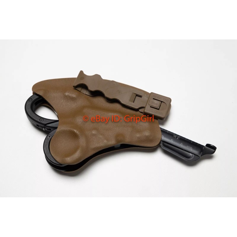 GripGirlSupply Custom Kydex Coyote Holster for SOG Para Trauma Shears
