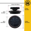 TMH 2pcs 4 Inch 12 Super Bright LED Tail Turn