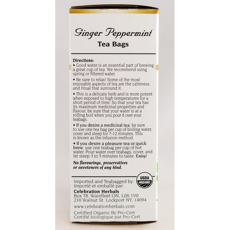 Celebration+Herbals+Ginger+Peppermint+24+Count