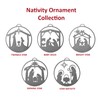ROCC RUSTED ORANGE CRAFTWORKS CO. Nativity Ornaments - 5 Pack