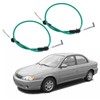 eMagTech 2pcs Door Handle Cable Inside Front Left Driver Side