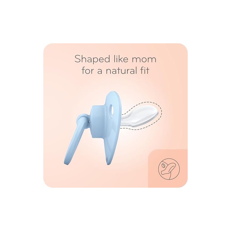 NUK Newborn Orthodontic Pacifiers, Girl, 0-2 Months, 2-Pack