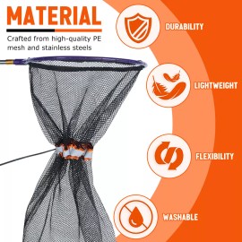 Unbranded Snake Catcher Hook Tool with Net Telescopic Reptile Grabber Handling Picker Tong