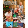 Christmas Gift Bags, 12PC Christmas Tote Bags with Handles, Reusable