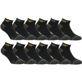 Cat erpillar Men's Socks, 12 pairs of black