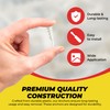 Qualihome Small Mini N.6 Plastic Self Drilling Drywall Anchors with