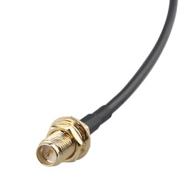 Futheda 2PCS RP-SMA Male to RP-SMA Female WiFi Antenna Extension Cable Bulkhead Mount RG174 Coaxial Cable 1m/3 feet for WiFi Router Gateway FPV Antenna Wireless LAN PCI Card IP Security Camera