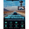 Alltotive Dash Cam Front and Rear, 1080P Full HD In