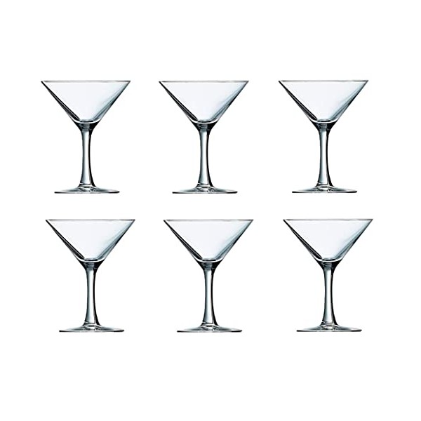 6 x Luminarc Martini Glass