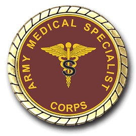 US Army Medical Specialist Desert Storm/Gulf War Challenge Coin