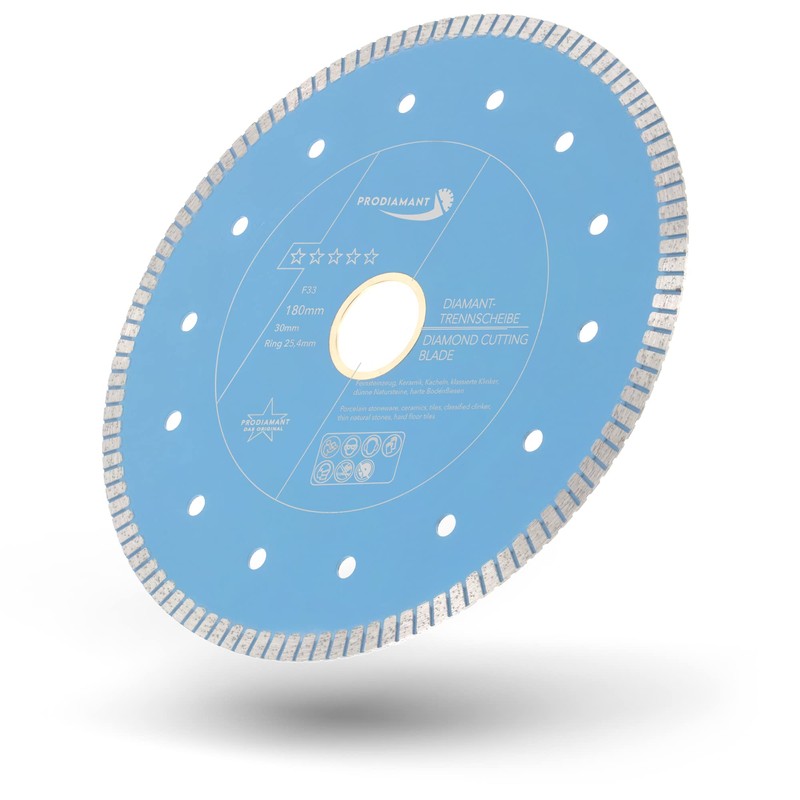 PRODIAMANT F33 Professional Diamond Cutting Disc Diameter 180 mm for