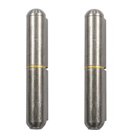 ALPENSTAHL Door Hinge for Welding, Weld-On Hinges, 2-Piece with Extendable Pin, Gate Hinge Height: 60 mm, Made in Germany, Weld-On Hinge Steel, Pack of 2, Gate Hinge Load Capacity 80 kg