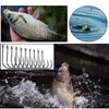 DHER Fishing Hooks with Barbed Hooks Carbon Steel Fishing Hooks