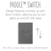 Legrand adorne 15A 1 or 3-Way Paddle Switch with Matching