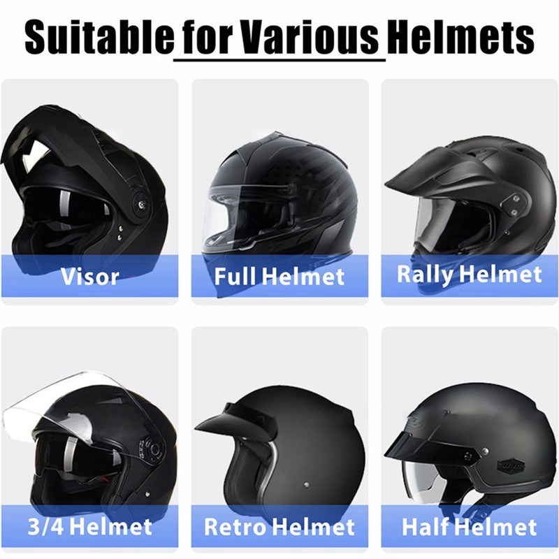 Motorcycle Helmet BT Headset ABS Motorcycle Helmet Intercom Headset Portable