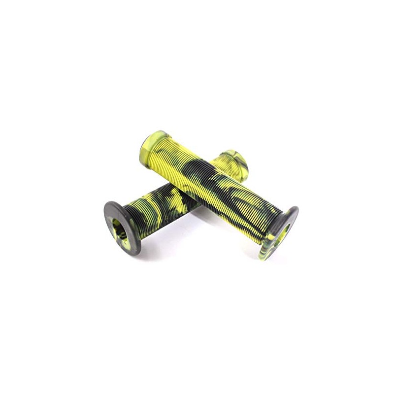 KHE Acme 2TONE BMX Grips 130 mm with Flange Black