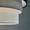 MiniSun Round Modern 3 Tier Fabric Ceiling Pendant Lamp Light