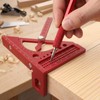 HOKIMEEN 3D Multi Angle Measuring Ruler, Plastic Woodworking Square with