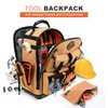 Tool Backpack with 2 Small Tool Bags - LOKASS Backpack