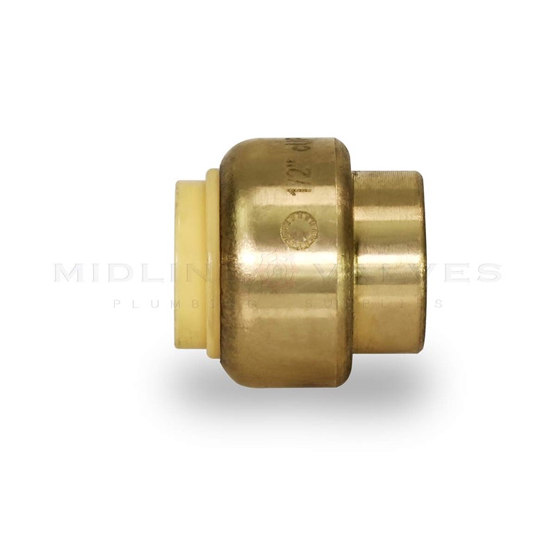 Pushlock UPSE12 Plug End Cap Pipe Fitting Push to Connect