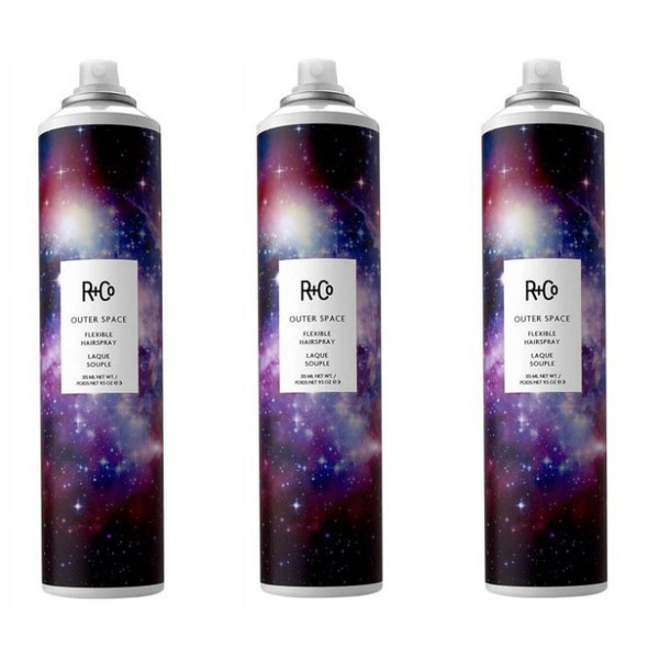R+Co Outer Space Flexible Hairspray, 9.5 oz (Pack of 3)