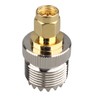 Futheda 2PCS UHF Female to SMA Male Adapter PL-259 Converter