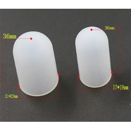 Dohuge Reusable Silicone Finger Gloves for Protecting Cracked Skin,Finger Protection Cover for Electronic Components Pick, Food Grade, Anti-hot, 1 Pair (10 Pack)
