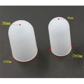 Dohuge Reusable Silicone Finger Gloves for Protecting Cracked Skin,Finger Protection Cover for Electronic Components Pick, Food Grade, Anti-hot, 1 Pair (10 Pack)