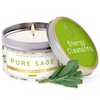 Magnificent 101 Long Lasting Pure Sage Scented Candle - 6