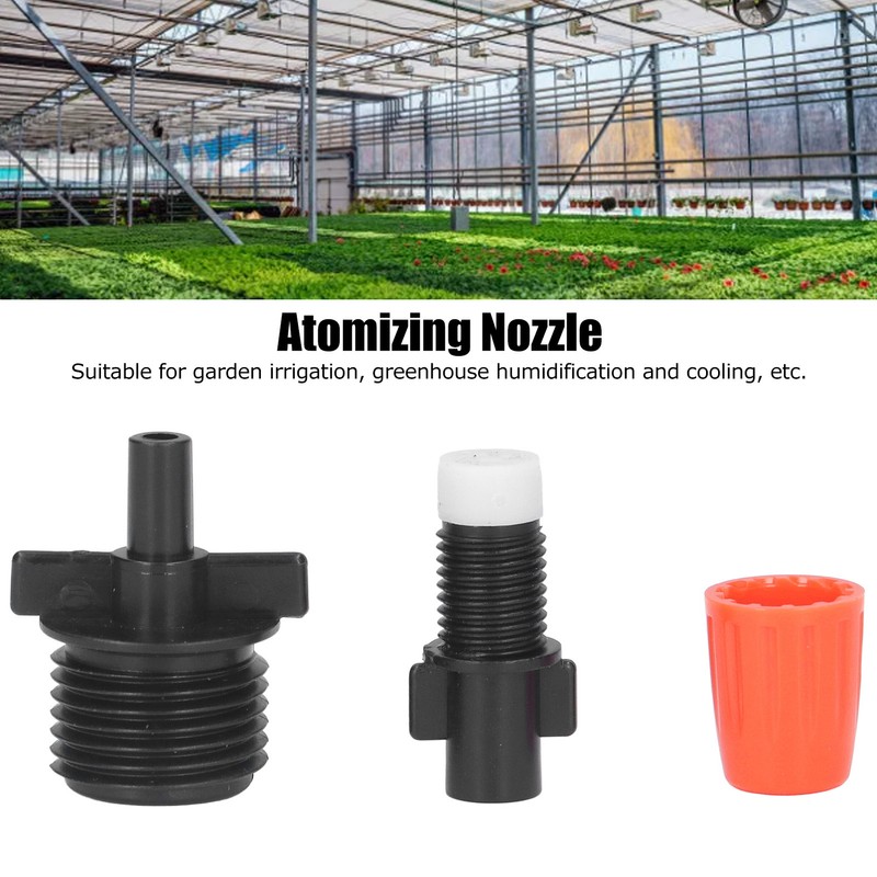 50pcs G1/2 Male Thread Misting Spray Nozzle Adjustable Water Spray