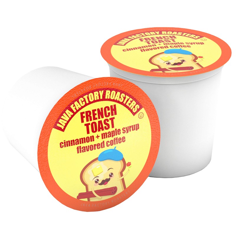 Java Factory Coffee Pods Cinnamon and Maple Flavored Coffee for