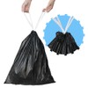 Dynko Small Bin Liners Bags, 10 Liter Drawstring Trash Bag,