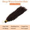 S-noilite Curly Braiding Hair,Marlybob Crochet Braids Hair Extensions 14 Inch