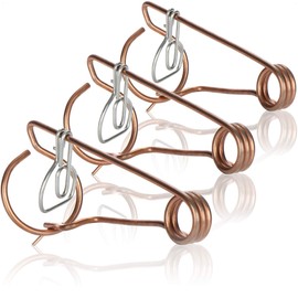 com-four® 3 x Bavarian Vole Traps Made of Copper-Plated Steel Wire, Approx. 15.5 x 8 x 5.5 cm (Pack of 03 - Bavarian Shape)