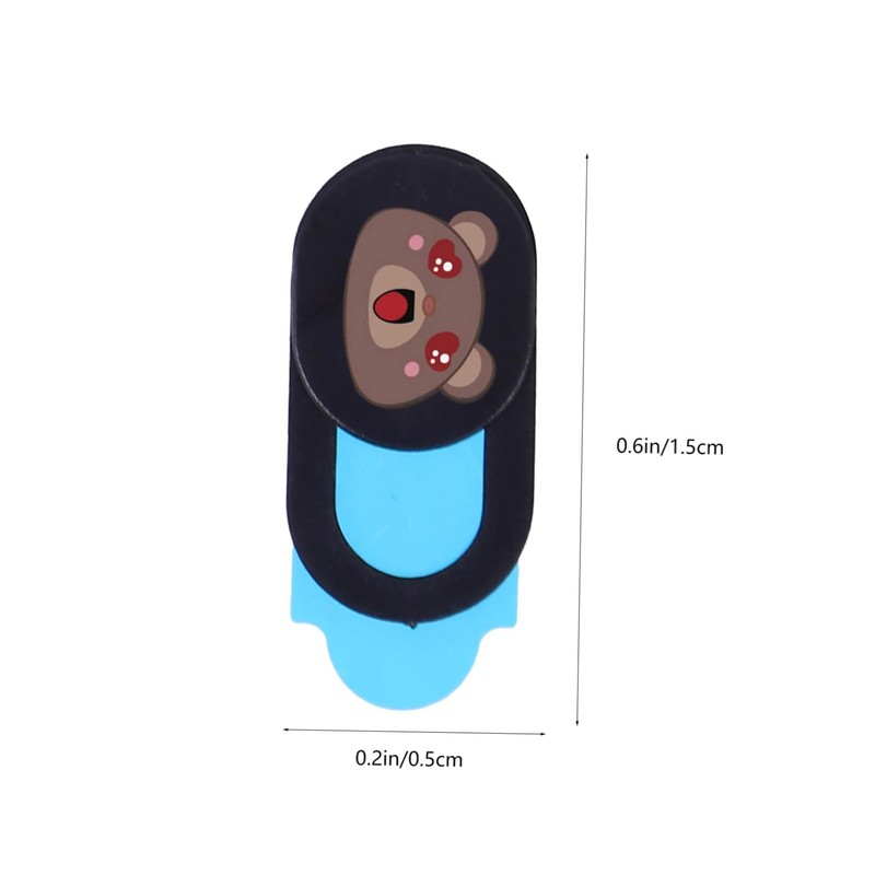 TEHAUX 3pcs Cartoon Laptop Webcam Cover Slide Privacy Protection for