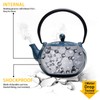 Tea Kettle, TOPTIER Japanese Cast Iron Teapot with Stainless Steel
