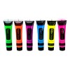Vaga 12 Tubo Pintura Fluorescente Neon Corporal Maquillaje Luz Uv