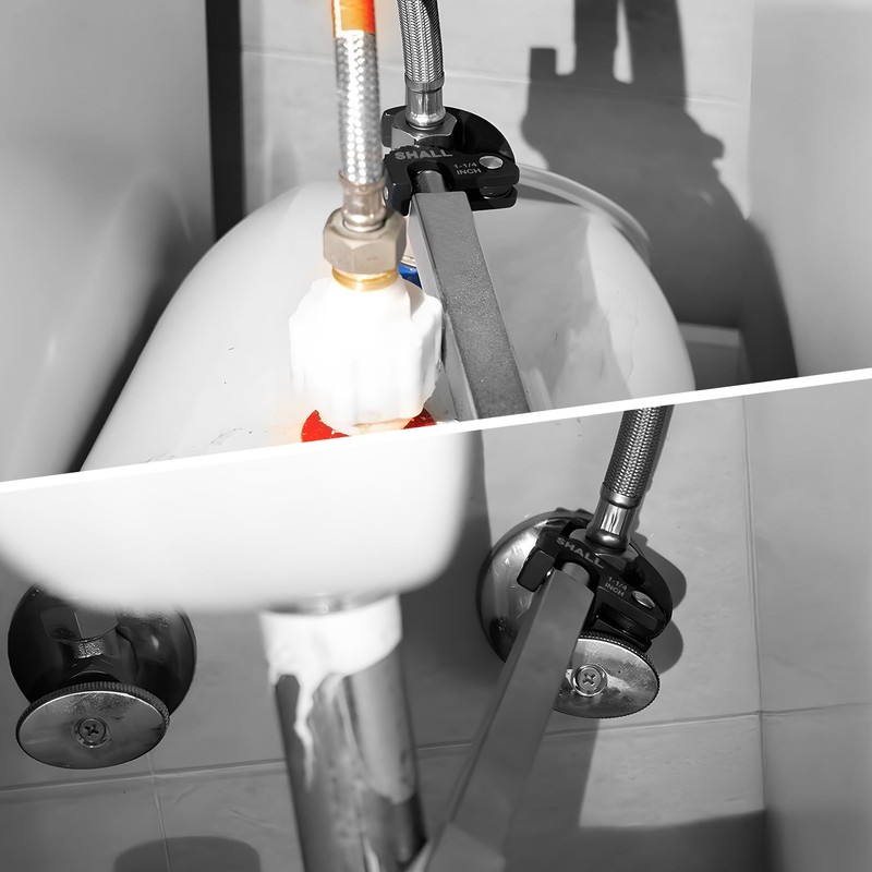 SHALL Telescoping Basin Wrench, Adjustable Sink Wrench with 10'' to