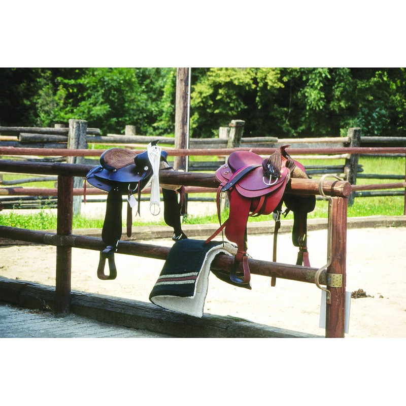 EKKIA Western Spur Straps Leather Western Spur Straps with Decoration