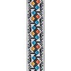 D'Addario Eco-Comfort Jacquard Woven Guitar Strap - White