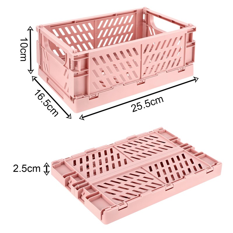 Royouzi Folding Box, Pack of 4 Folding Storage Baskets (25