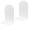 MerryNine Bookends,Metal Bookends No Flip Bookstand,Bookends for Desk or Bookshelf