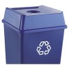 Rubbermaid Commercial 2791BLU Untouchable Bottle and Can Recycling Lid -