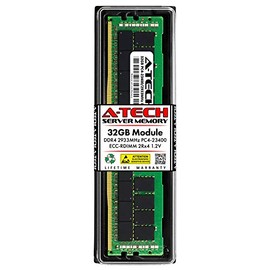 A-Tech 32GB RAM for Dell Precision Workstation 5820 Tower - DDR4 2933MHz PC4-23400 ECC Registered RDIMM 2Rx4 Dual Rank 288-Pin Server Memory Upgrade Module