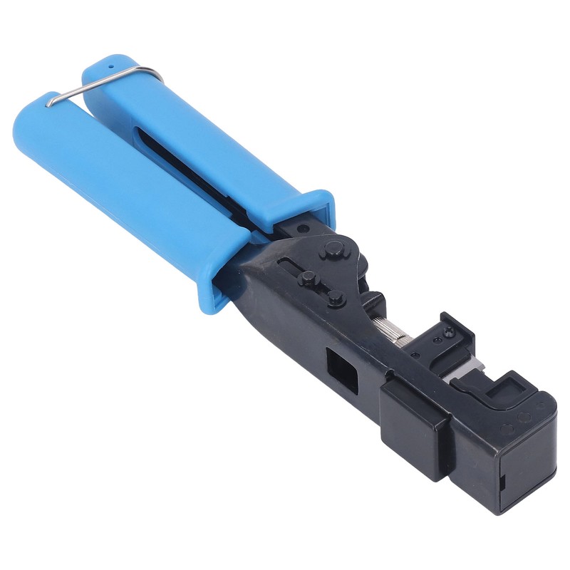 Modular Data Cable Crimper Alloy Steel Flat Mouth Termination Tool