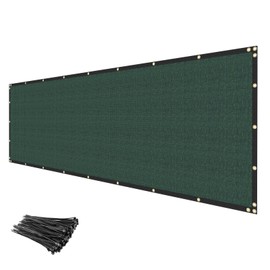 INFRANGE Privacy Fence Screen 5' x 70' Fencing Cover Heavy Duty Mesh Windscreen Cloth for Outdoor Garden Patio Backyard Chain Link Fence Green