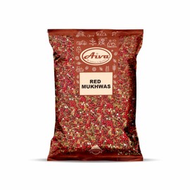 AIVA Red Mukhwas | Indian Origin Mouth Freshner | Vegan | Digestive treat - 200gm