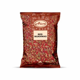 AIVA Red Mukhwas | Indian Origin Mouth Freshner | Vegan | Digestive treat - 200gm