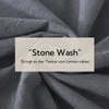 MILDLY Cushion Cover 40 x 80 cm Cotton Dark Grey