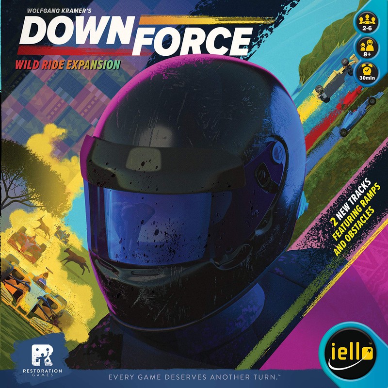 Iello, Downforce: Wild Ride Expansion, Board Game, Ages 8+, 2